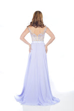 Load image into Gallery viewer, Applique Stone-embellished  Long Prom Dress
