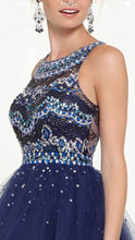 Load image into Gallery viewer, Beaded by handmade short cocktail dress homecoming dress
