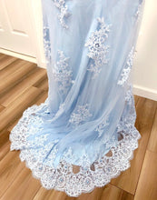 Load image into Gallery viewer, Applique Stone-embellished  Long Prom Dress Wedding Dress
